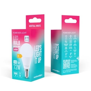 BOMBILLA LED G45 | 8.5W | 1000LM | E14 | LUZ BLANCA | FOREVER