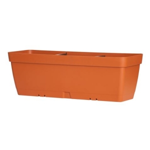 MACETA RECTANGULAR 60CM TERRACOTA CON DEPOSITO DE AGUA ARTPLAST