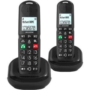 TELEFONO ALCATEL SENIOR TECLAS GRANDES DUO XL685 NEGRO
