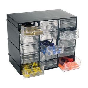 MUEBLE ORGANIZADOR PLASTICO 228X140X190MM CON 15 CAJONES ARTPLAST