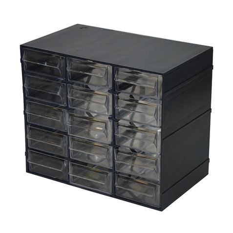 MUEBLE ORGANIZADOR PLASTICO 228X140X190MM CON 15 CAJONES ARTPLAST - Imagen 2