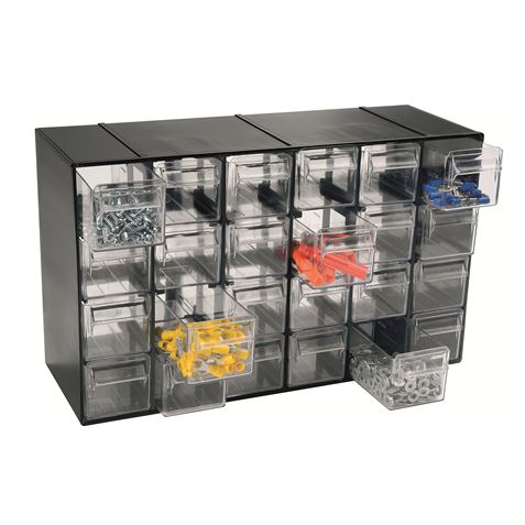 MUEBLE ORGANIZADOR PLASTICO 377X142X228MM CON 24 CAJONES ARTPLAST