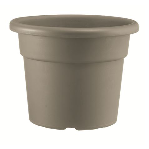 MACETA REDONDA DIAMETRO 18CM TAUPE ARTPLAST