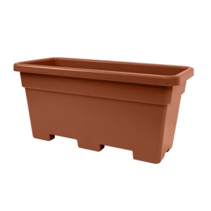 JARDINERA MAXI RECTANGULAR 80CM TERRACOTA ARTPLAST