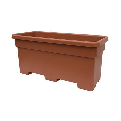 JARDINERA MAXI RECTANGULAR 60CM TERRACOTA ARTPLAST