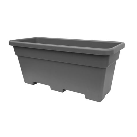 JARDINERA MAXI RECTANGULAR 100CM ANTRACITA ARTPLAST