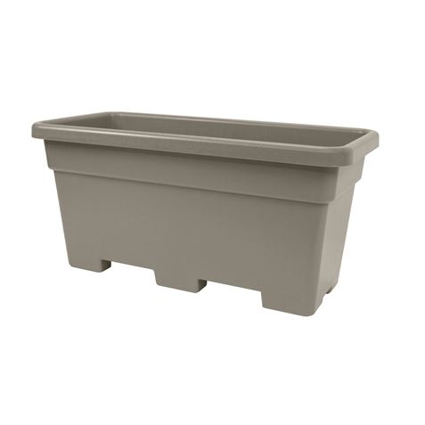 JARDINERA MAXI RECTANGULAR 80CM TORTORA ARTPLAST