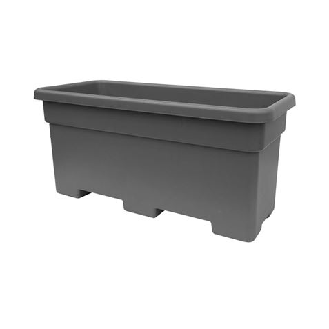 JARDINERA MAXI RECTANGULAR 60CM ANTRACITA ARTPLAST