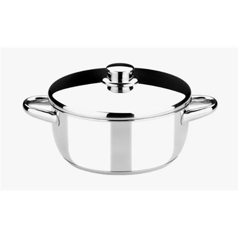 CACEROLA ACERO INOXIDABLE 16CM 1.5 LITROS OPTIMA CON TAPA ACERO MONIX