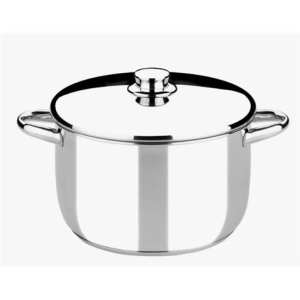 OLLA DE ACERO INOXIDABLE 22CM 5 LITROS OPTIMA CON TAPA ACERO MONIX