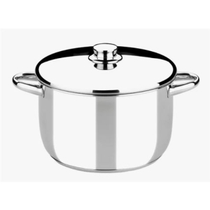 OLLA DE ACERO INOXIDABLE 16CM 2 LITROS OPTIMA CON TAPA ACERO MONIX