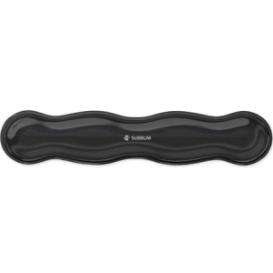 REPOSAMUÑECAS ERGO CRISTAL FLEX NEGRO SUBBLIM