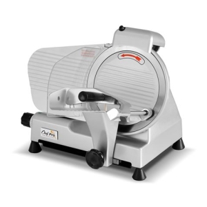 CORTADORA DE CARNE Y FIAMBRE PROFESIONAL 250MM, 240W CHEF PRO