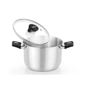 OLLA DE ACERO INOX CON TAPA DE CRISTAL 22CM ELITE MONIX