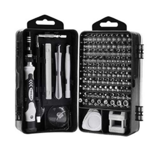 SET DESTORNILLADOR 115 EN 1 CON ESTUCHE DE TRANSPORTE