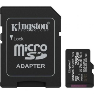 MEMORIA MICRO SD KINGSTON CLASE 10 256GB 100MB/S
