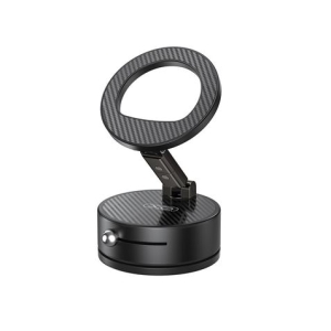 SOPORTE COCHE SMARTPHONE POR VACIO / MAGNETICO C188 NEGRO XO