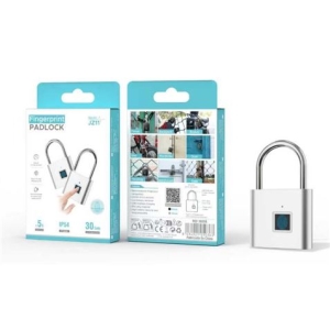 CANDADO INTELIGENTE IP54 CON HUELLA DACTILAR JZ11