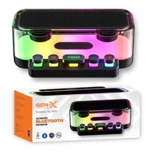 ALTAVOZ BLUETOOTH 14W CON LED RGB AL-1615 GEN-X