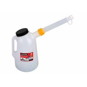 JARRA MEDIDORA 2 LITROS PARA ACEITE CON PUNTA FLEXIBLE