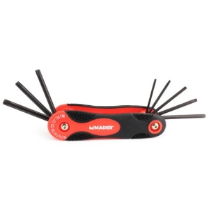 JUEGO 8 LLAVES TORX CON ORIFICIO MADER