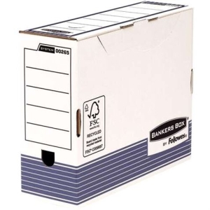 CAJA CARTON ARCHIVO DEFINITIVO 265X327X111MM BLANCO FELLOWES