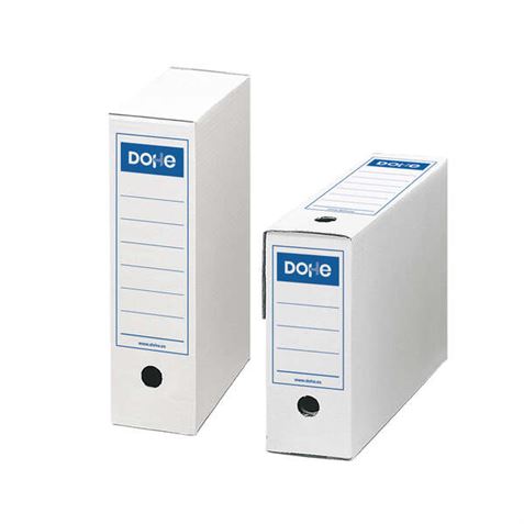 CAJA CARTON ARCHIVO DEFINITIVO 255X355X100MM BLANCO DOHE