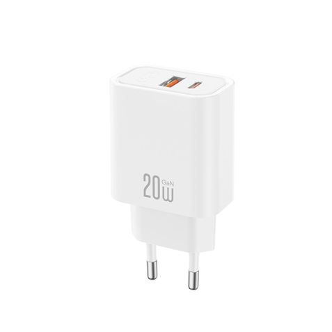 CARGADOR USB 20W 1X USB-A Y 1X USB-C CE40 XO