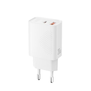 CARGADOR USB CARGA RAPIDA 20W 1X USB-A Y 1X USB-C