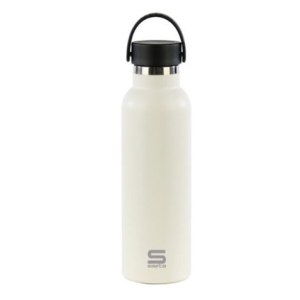 BOTELLA TERMO 600ML ACERO INOXIDABLE BLANCO SAFTA