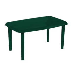 MESA RECTANGULAR DE RESINA VERDE 140X72 SEVEON