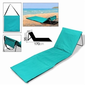 COLCHONETA ABATIBLE COLOR TURQUESA 170X54X35