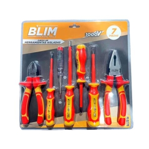 REACONDIONADO JUEGO 7 PCS HERRAMIENTAS AISLADAS 1000V. BLIM