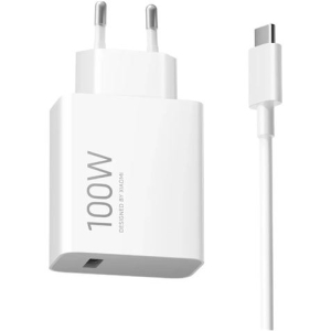 CARGADOR DE PARED XIAOMI 100W CABLE USB-A + USB-C