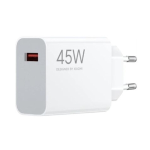 CARGADOR DE PARED 45W QC3.0 - USB-A | CARGA RAPIDA BLANCO XIAOMI
