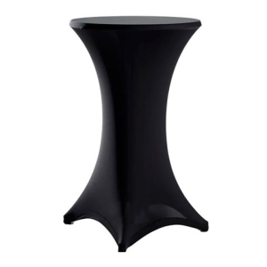 FUNDA PARA MESA DE COCTEL 110X80 NEGRA SUNGARDEN