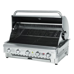 BARBACOA DE GAS INOX PRO 5 FUEGOS SOBREMESA MUVIP