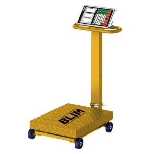 BASCULA INDUSTRIAL CON PLATAFORMA Y DISPLAY LCD 500KG BLIM