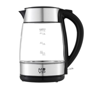HERVIDOR DE AGUA CRISTAL INOX 1.7 LITROS 2200W MUVIP
