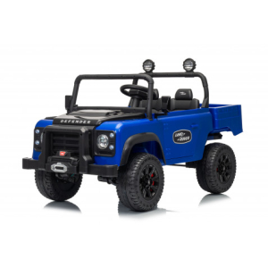 COCHE INFANTIL A BATERIA CONTROL REMOTO LAND ROVER DEFENDER CLASSIC AZUL