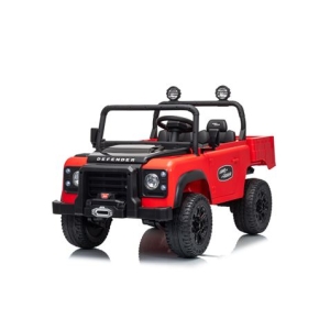 COCHE INFANTIL A BATERIA CONTROL REMOTO LAND ROVER DEFENDER CLASSIC ROJO