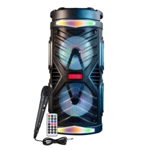 ALTAVOZ BLUETOOTH F35 + MICRÓFONO + LUZ LED XO