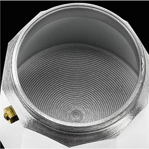 CAFETERA VITRO EXPRES 3 TAZAS ALUMINIO ANTIADHERENTE CALDERIN SIN CANTOS - Imagen 2