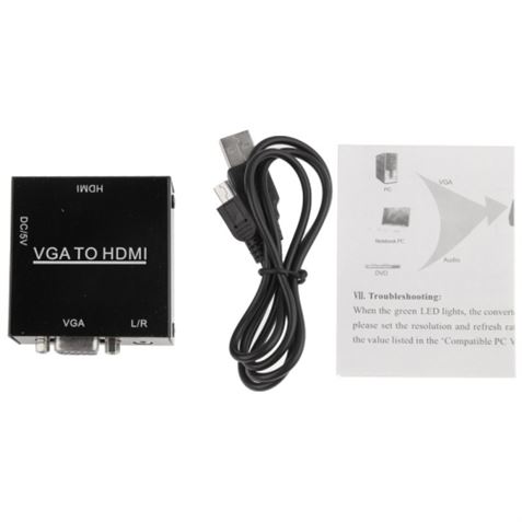 MINI CONVERSOR HDMI A VGA CROMAD - Imagen 4