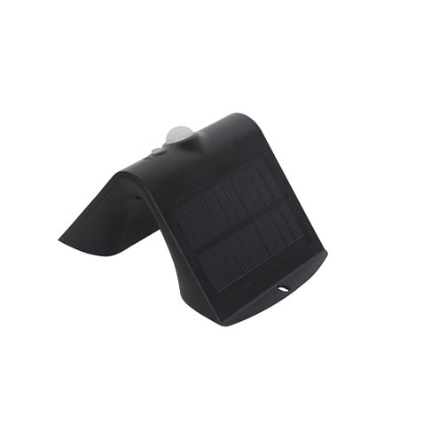 APLIQUE LED SOLAR 1.5W 220LM DOBLE ILUMINACIÓN NEGRO ELBAT - Imagen 3