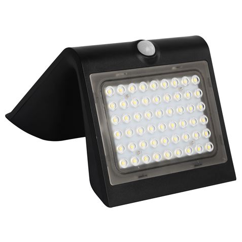 APLIQUE LED SOLAR 4W 500LM DOBLE ILUMINACIÓN NEGRO ELBAT - Imagen 3