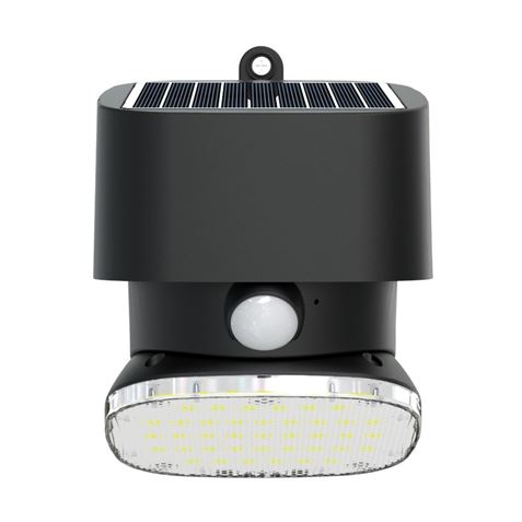 FOCO SOLAR DESIGN SERIE PRO 2000LM NEGRO ELBAT - Imagen 2