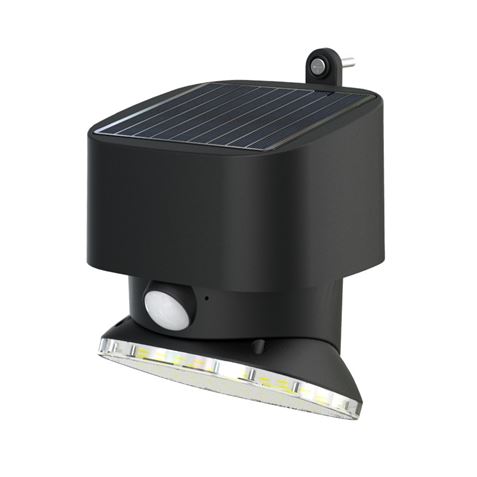 FOCO SOLAR DESIGN SERIE PRO 2000LM NEGRO ELBAT - Imagen 4
