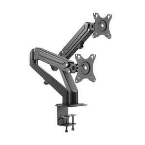 SOPORTE DE MESA 2 MONITORES 17"-27" CON PISTON DE GAS CROMAD