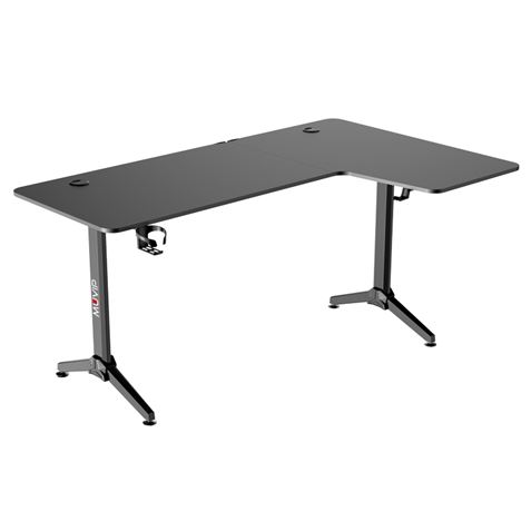 MESA GAMING PRO1300 FIBRA CARBONO | L DERECHA | ALFOMBRILLA 80X30CM | MUVIP - Imagen 2